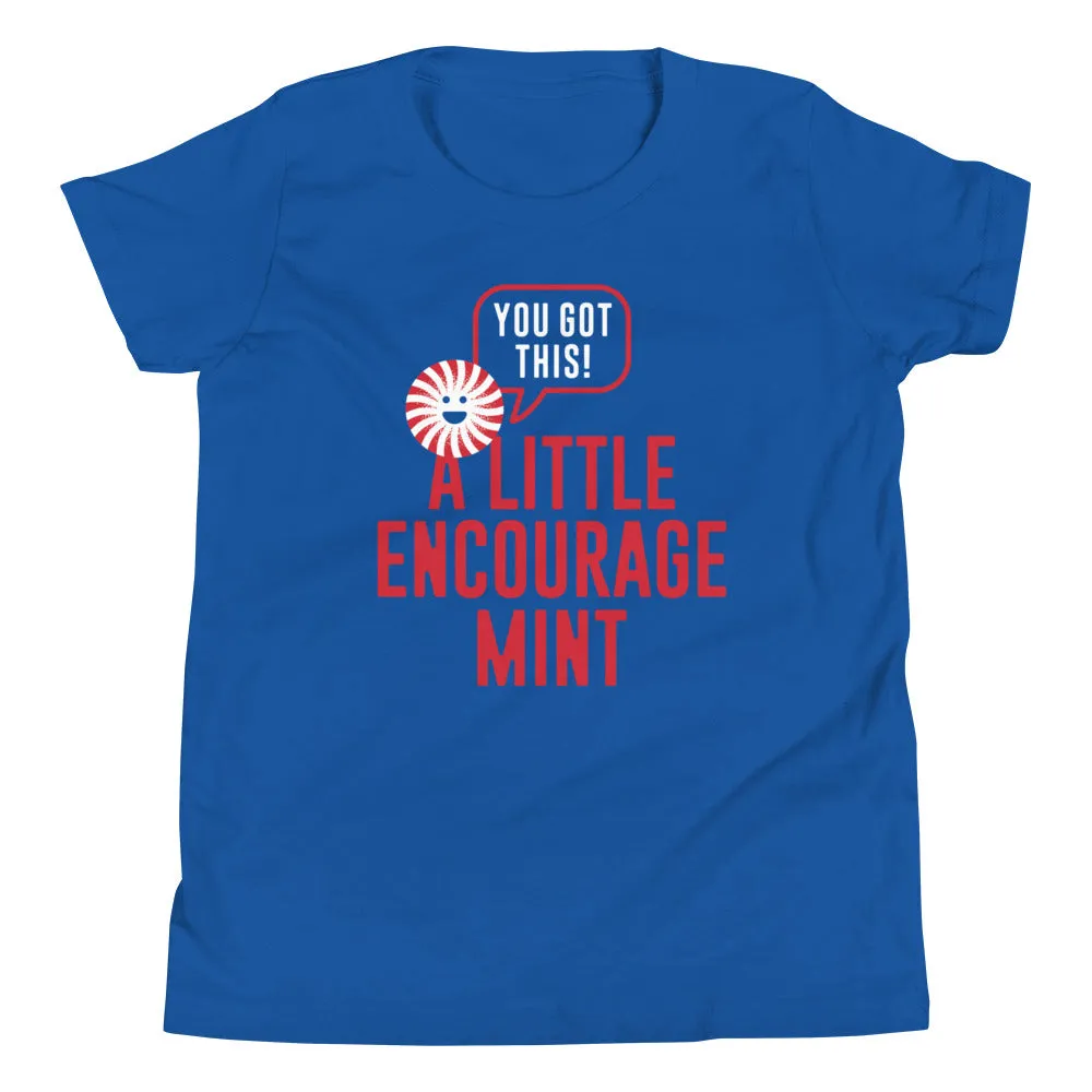 A Little Encourage Mint Kid's Youth Tee