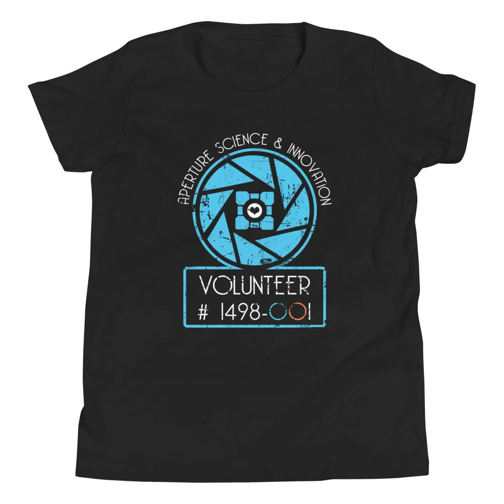 Aperture Science Volunteer Kid's Youth Tee