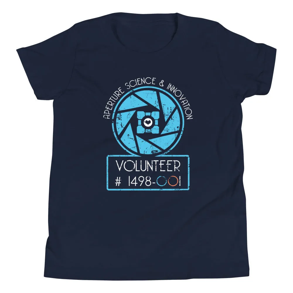 Aperture Science Volunteer Kid's Youth Tee