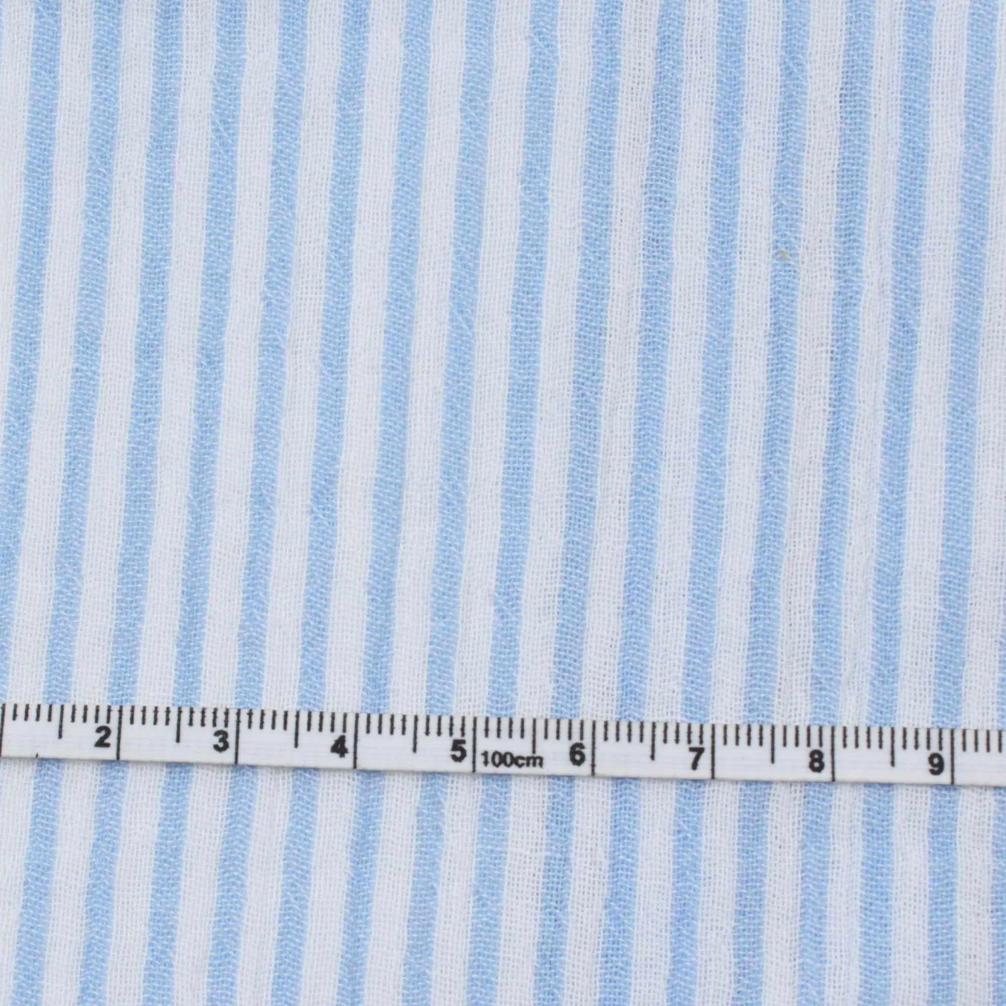 Cotton Double Muslin - Stripes Print - 6 Variants Available