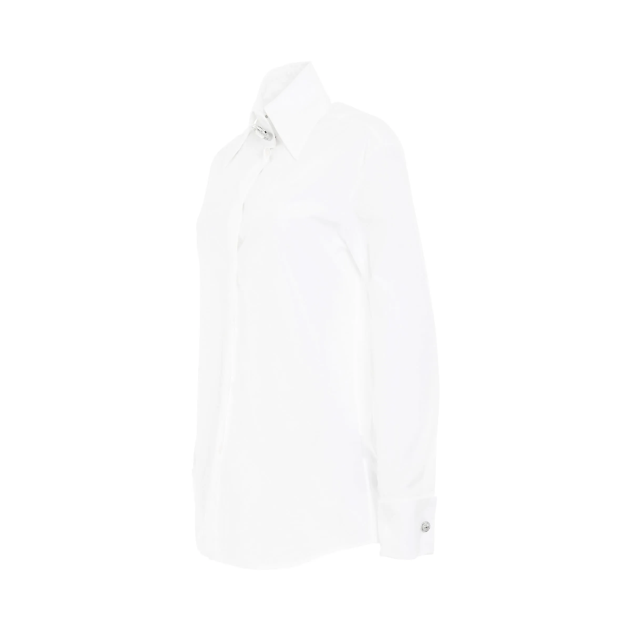 Cotton Popeline Shirt in White