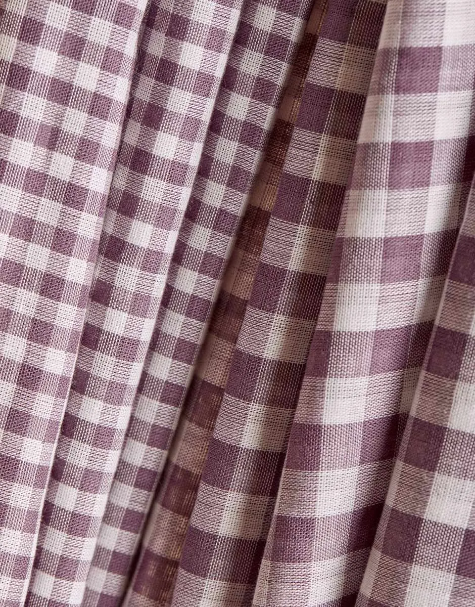 Divine Parma Double Sided Gingham Cotton Double Gauze, Atelier Brunette