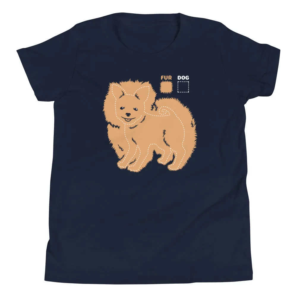 Dog vs Fur Pomeranian Kid's Youth Tee