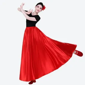 Elegant Flowing Dance Maxi Skirts