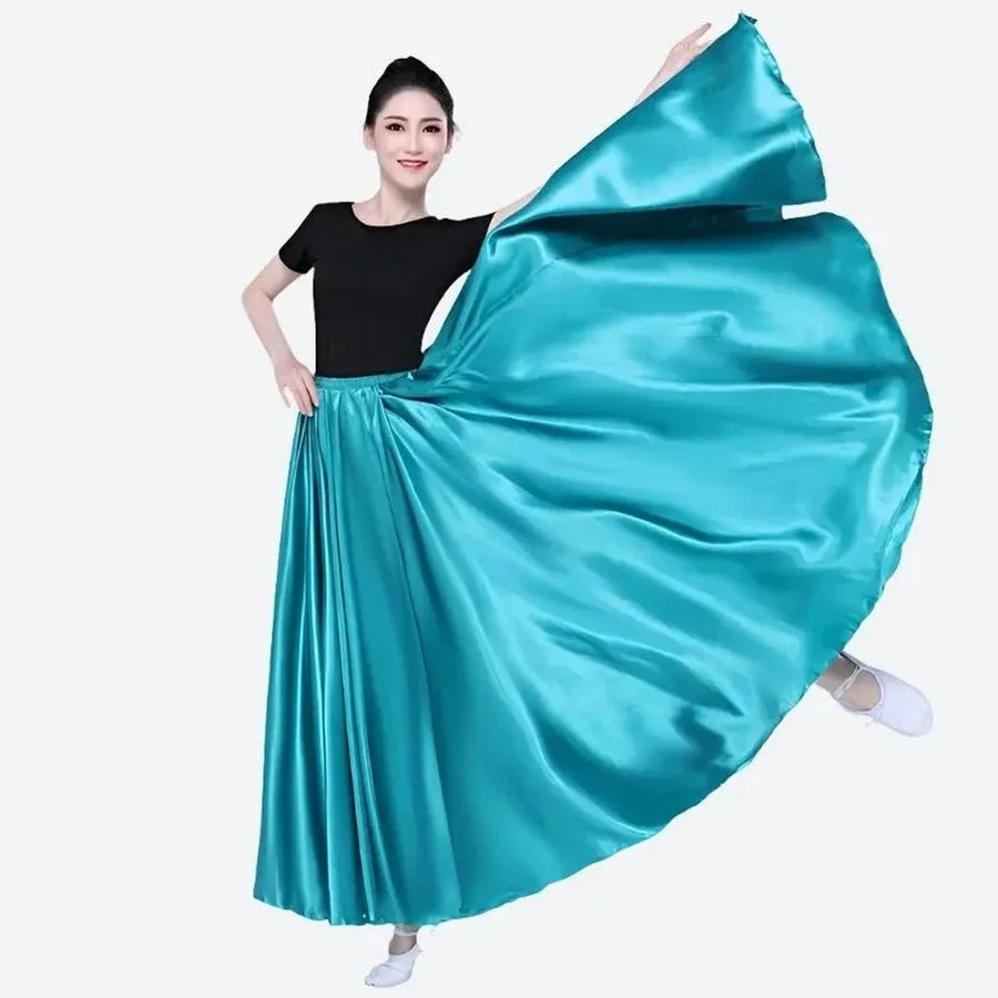 Elegant Flowing Dance Maxi Skirts