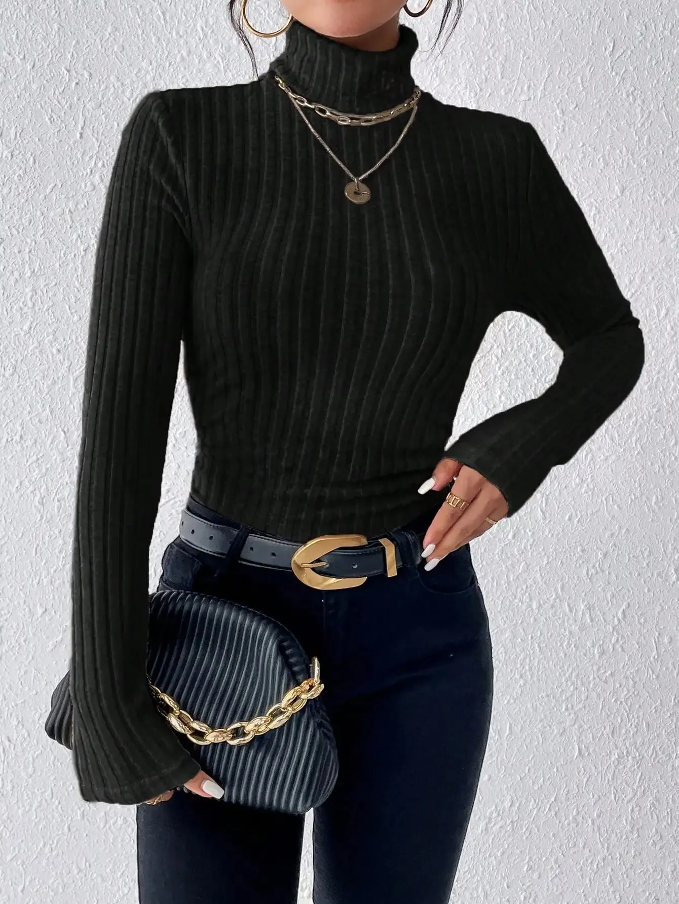 Esme - Elegant Turtleneck Sweater for Women