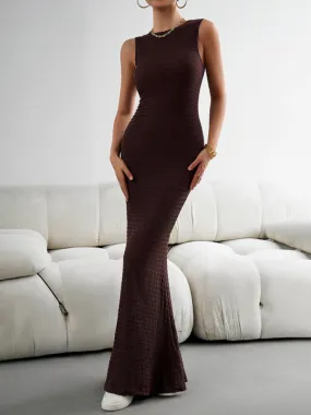 Fashion Women's New Sexy Elegant Slim Vest Knitted Dress