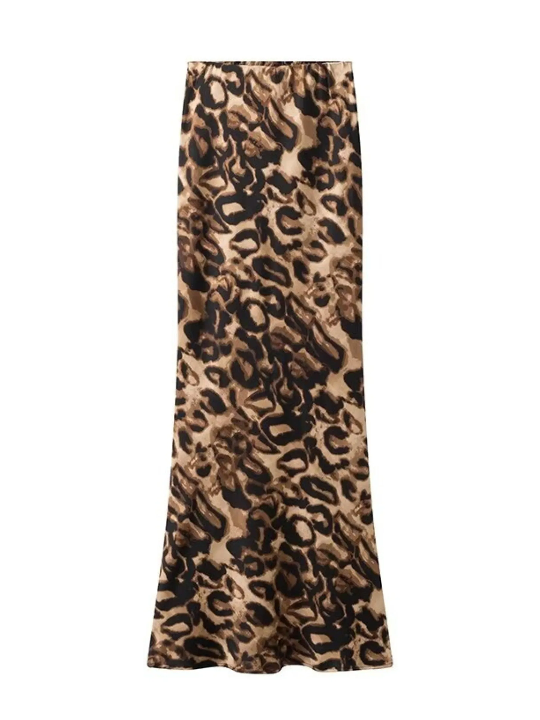 Galia Leopard Print Maxi Skirt