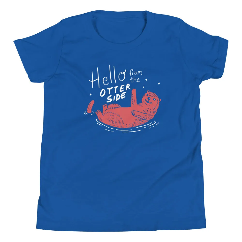 Hello From The Otter Side Kid's Youth Tee