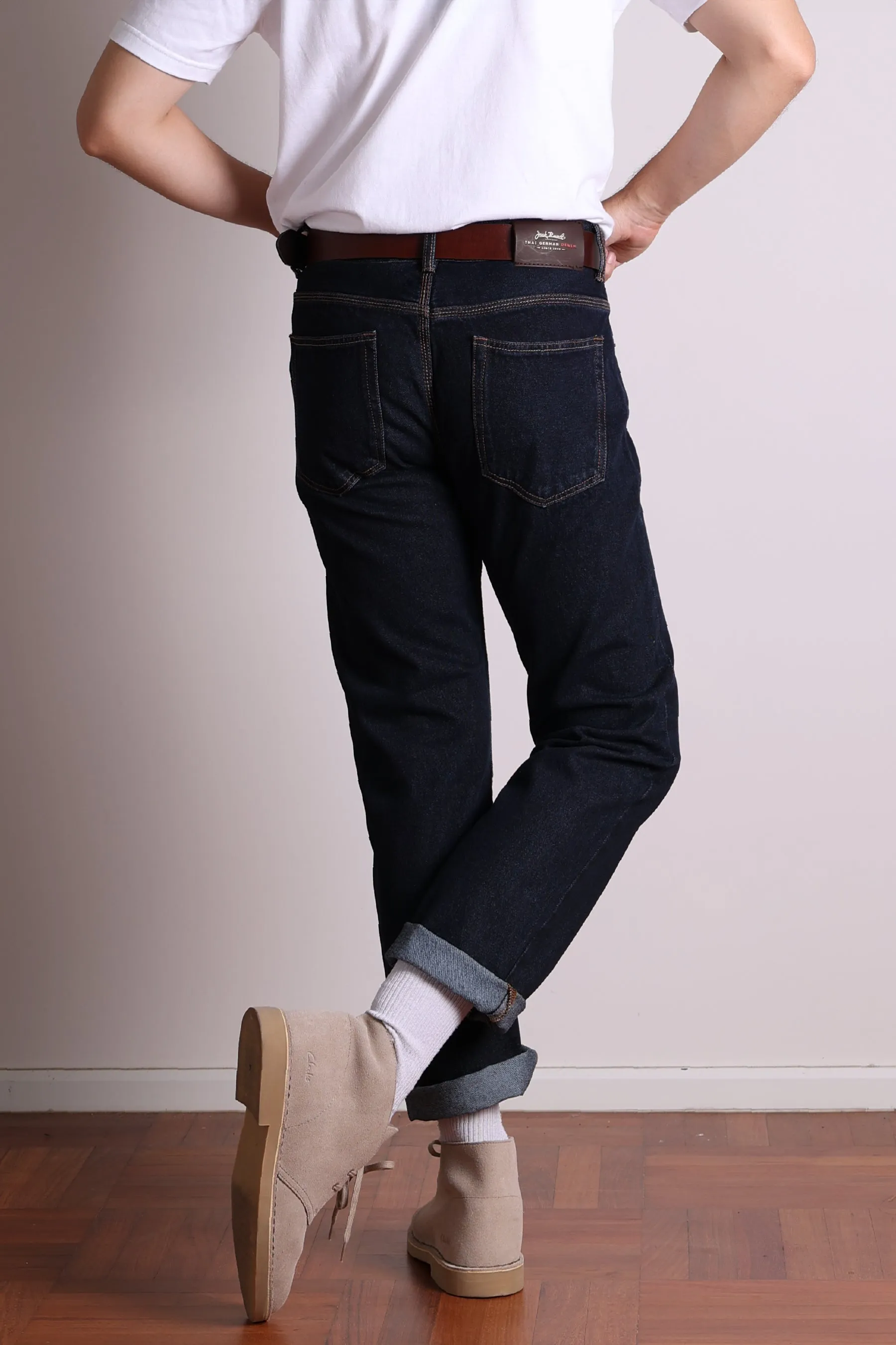 Jack Russel - Men Jeans - Klassik J-1190/MB Straight Fit Dark Blue