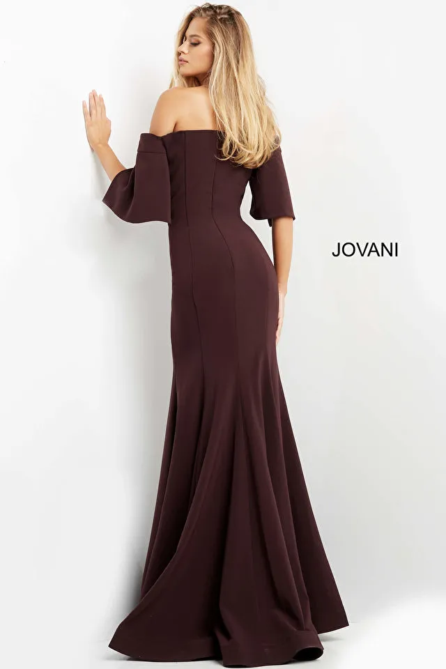 Jovani 04341 Off The Shoulder Sheath Evening Dress - Special Occasion/Curves