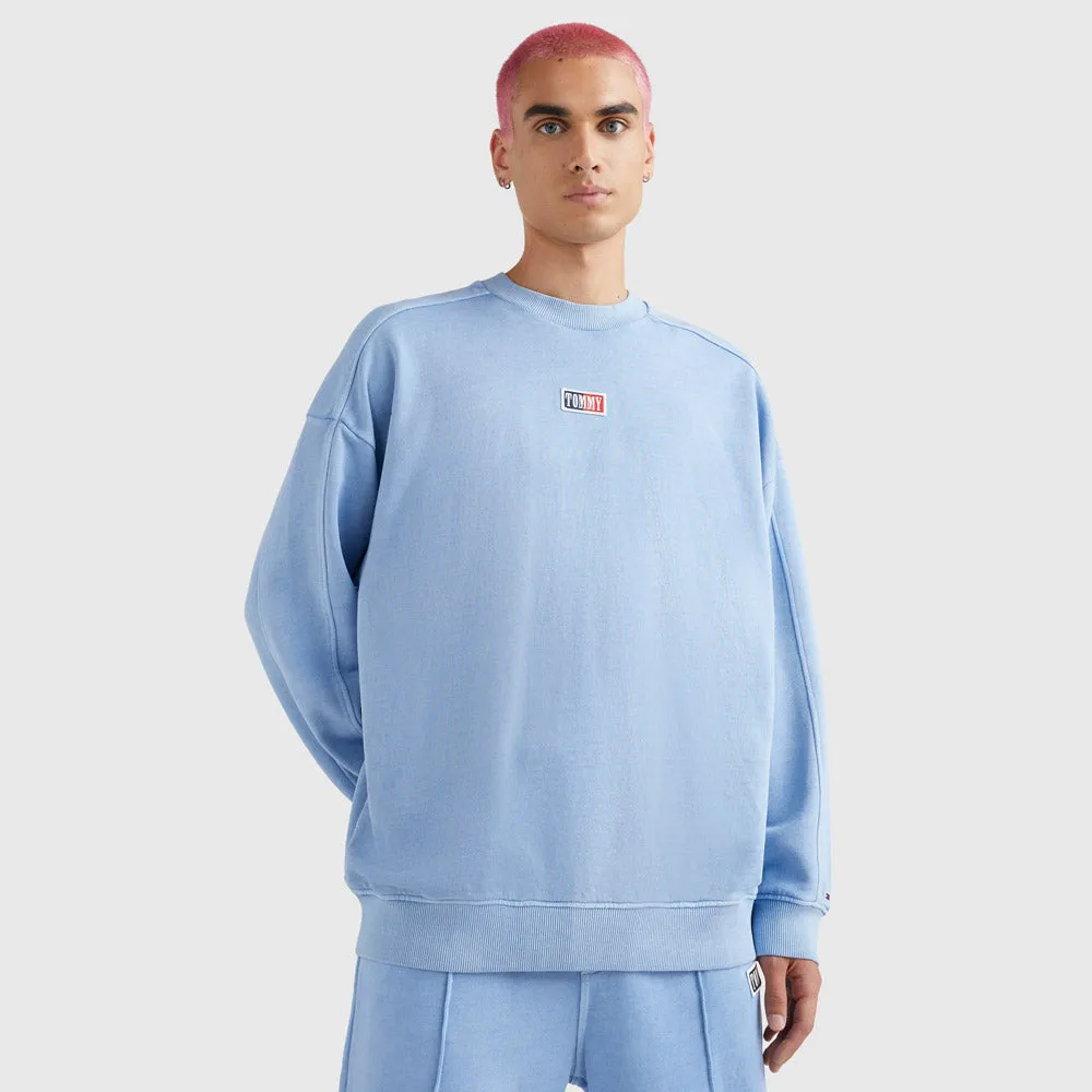 Oversized Skater Timeless Sweatshirt - Blue