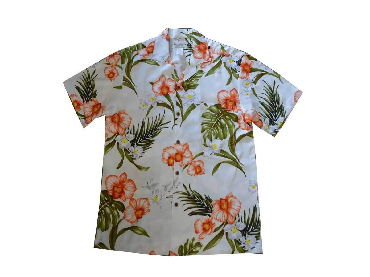 Rayon Men's Aloha Shirt Orchid