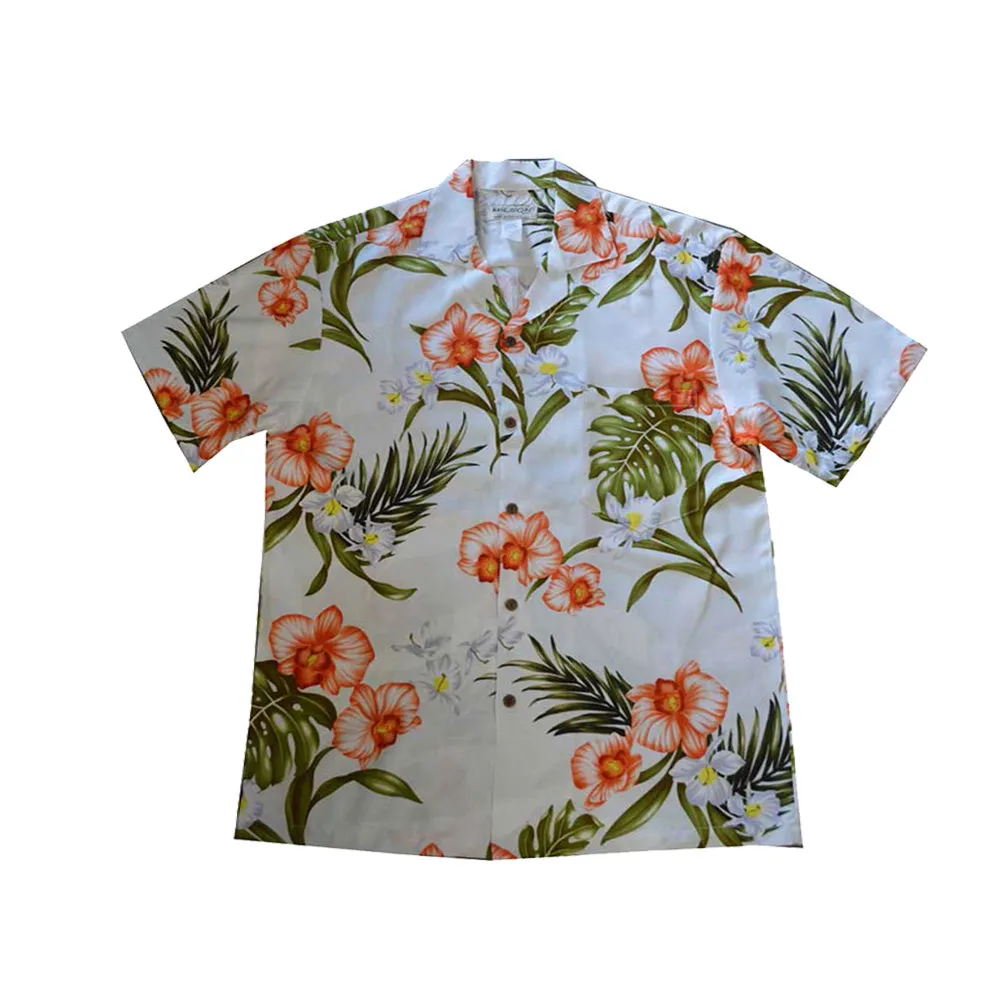 Rayon Men's Aloha Shirt Orchid