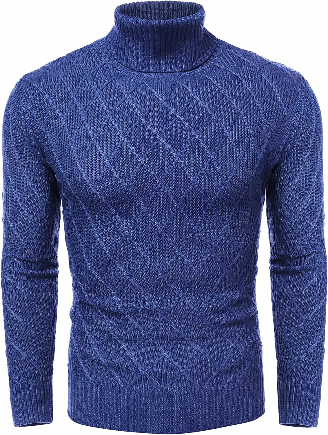 Slim Fit Thick Cotton Pullover Turtleneck Sweaters (US Only)