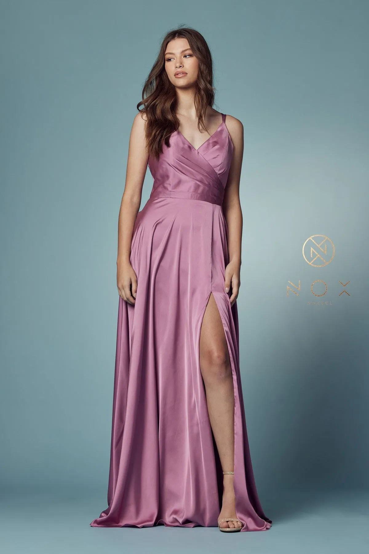 Spaghetti Straps A-Line Prom Dress_E1020