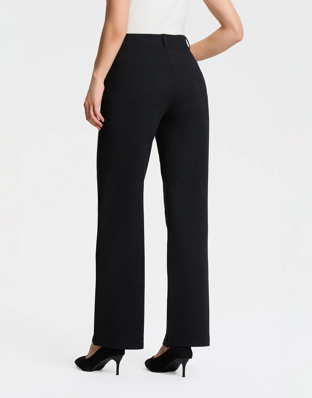 Stretch Relaxed Fit Dress Pants