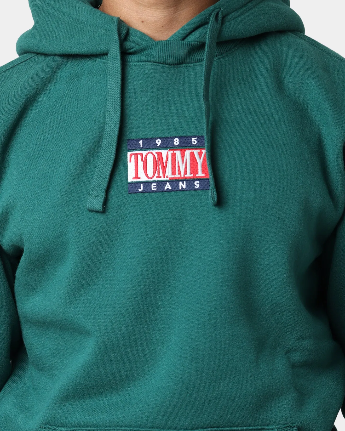 Tommy Jeans Timeless Tommy 1 Hoodie Rural Green