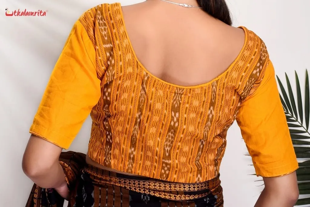 Yellow Ikat Back (Blouse)